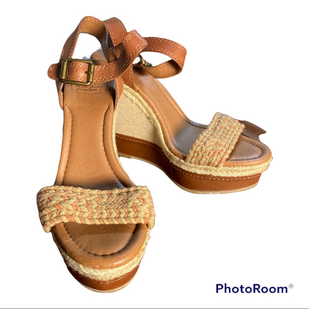 2for$20 bundle for discount EUC Lucky Brand Platform Espadrilles Size 8.5
